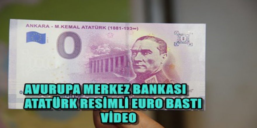 Euro'da Atatürk damgası