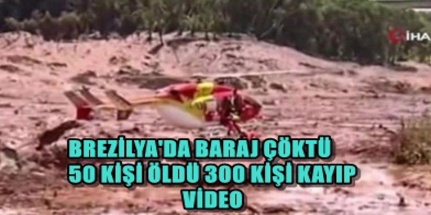 Atık barajı patladı 50 ölü 300 kayıp