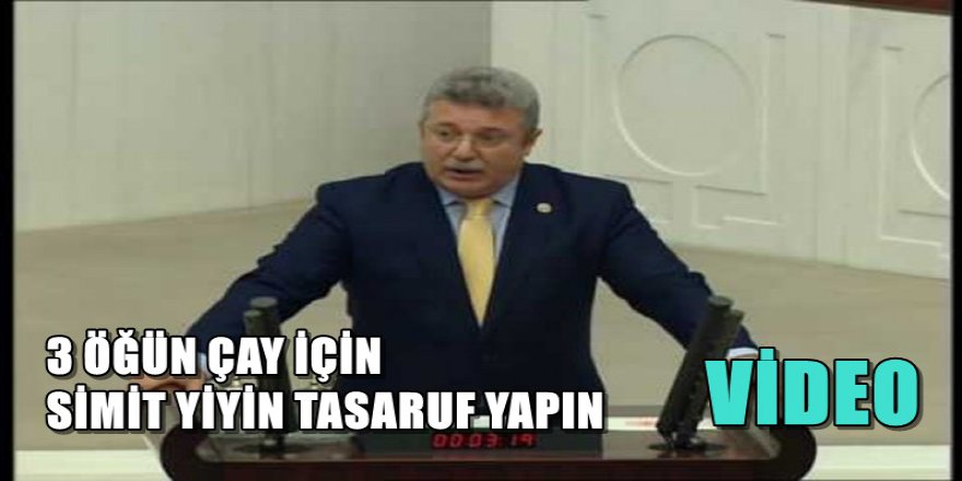 AKP'DEN VATANDAŞA; 3 Öğüt Simit Yeseniz Cebinize para Kalır