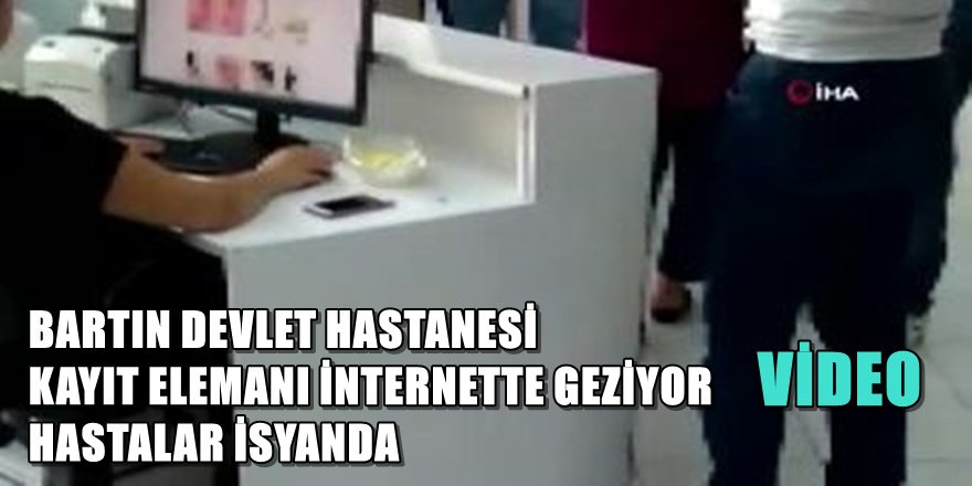 HASTANE KAYIT ELEMANI ALIŞ VERİŞ SİTELERİNİ GEZDİ